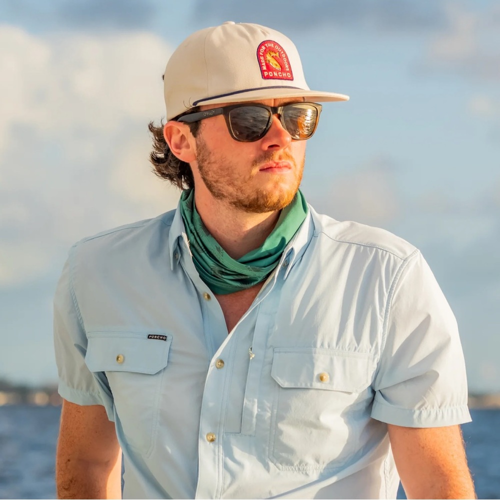 Poncho Men's button down Shirt